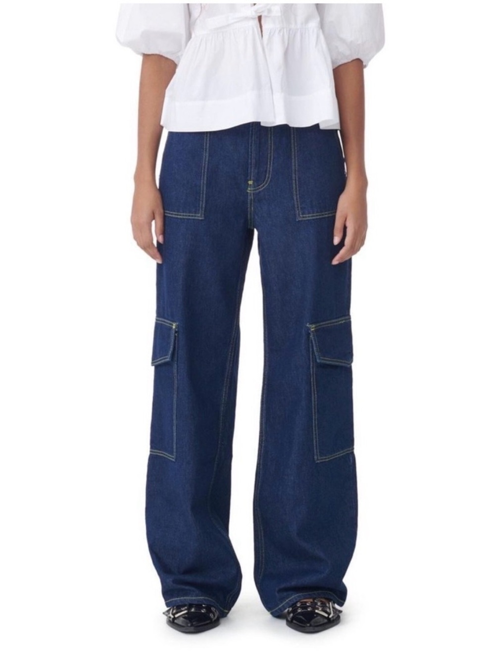 Ganni Blue Angi Jeans